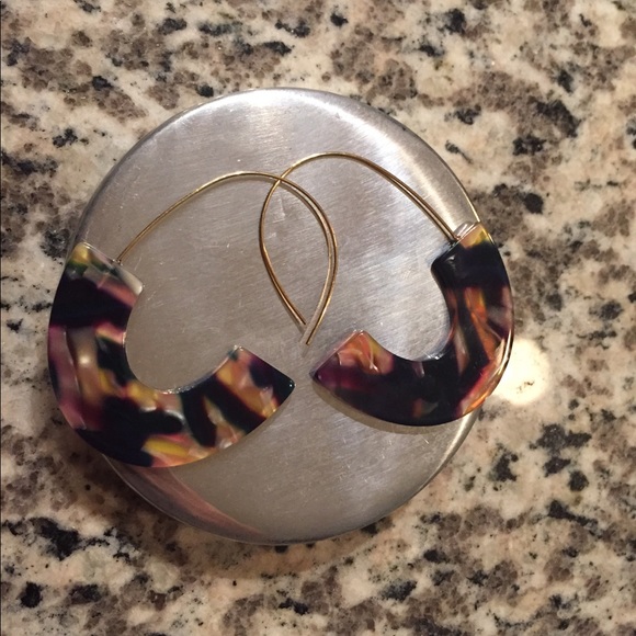 Baublebar style resin drop Earrings - Picture 3 of 3